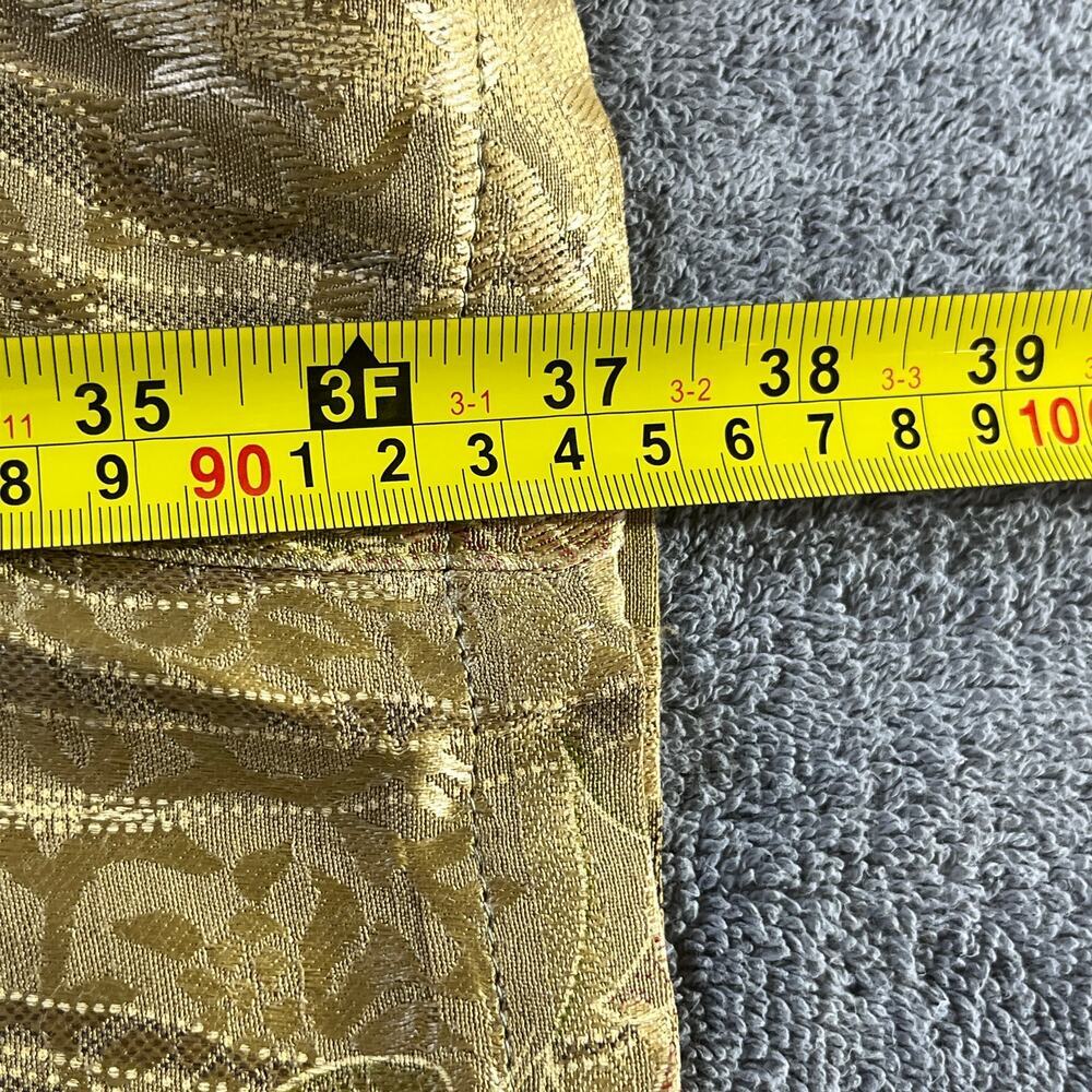 Vintage Citron Skirt Set Womens Medium Green Floral Midi Casual Office Work - Picture 9 of 12